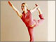 Picture of dancer balancing on one foot